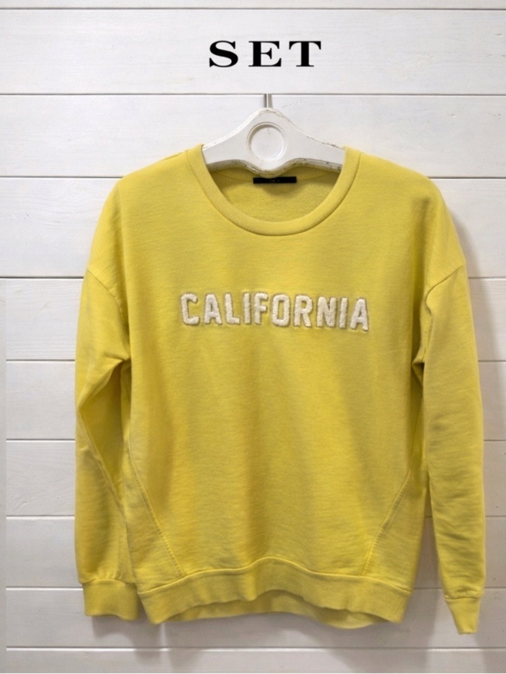 SET Yellow “California” Sweatshirt – Size L